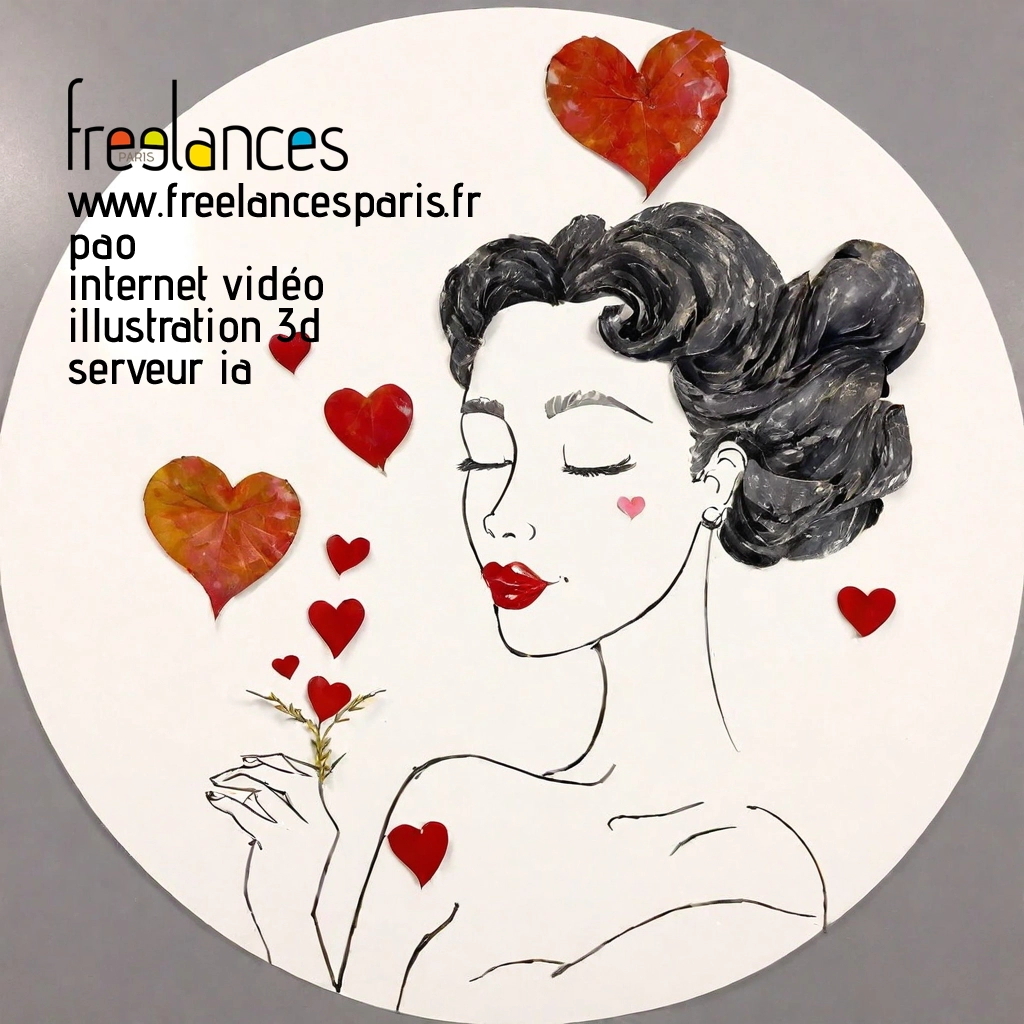 Pao mise en page internet vidéo illustration 3d serveur IA générative AI freelance paris studio de création magazines yrpebju0